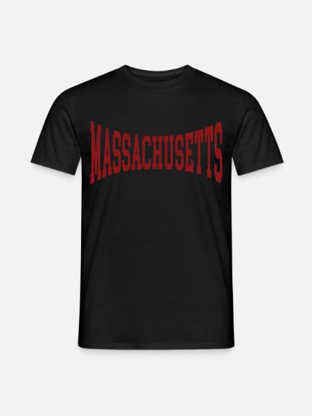 Massachusetts - Men's T-Shirt - black