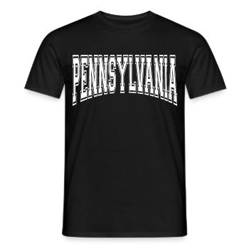 Pennsylvania - Men's T-Shirt - black - Front - AI Model Male 178 light (178cm)