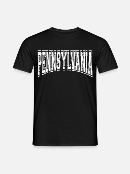 Pennsylvanie - T-shirt homme - noir