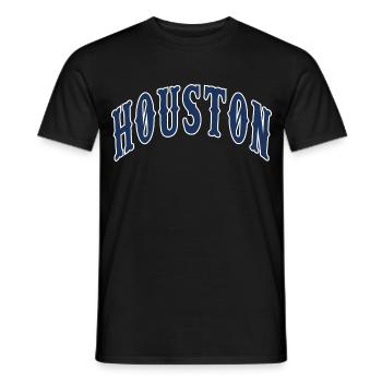 Houston - Männer T-Shirt - Schwarz - Vorne - AI Model Male 178 light (178cm)