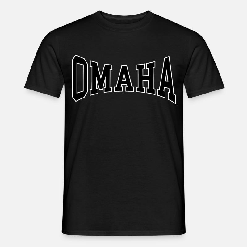 Omaha - Männer T-Shirt - Schwarz
