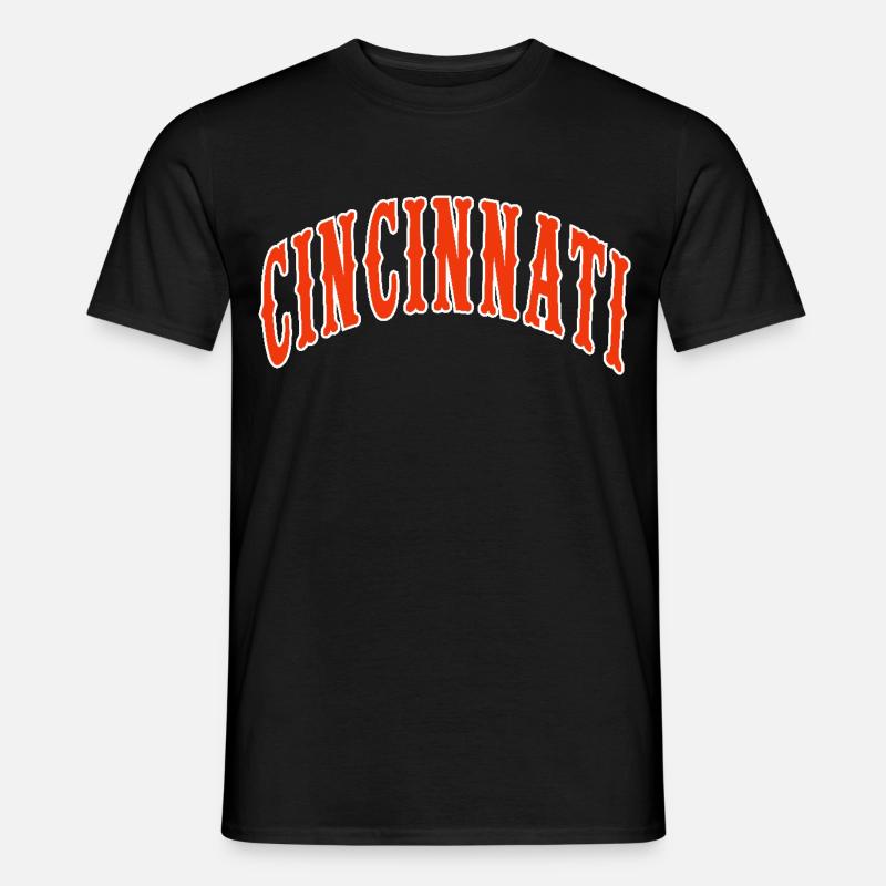 Cincinnati - Männer T-Shirt - Schwarz