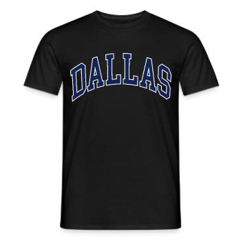 Dallas - Männer T-Shirt - Schwarz - Vorne - AI Model Male 178 light (178cm)