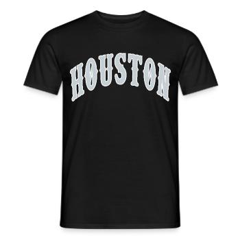 Houston - Männer T-Shirt - Schwarz - Vorne - AI Model Male 178 light (178cm)