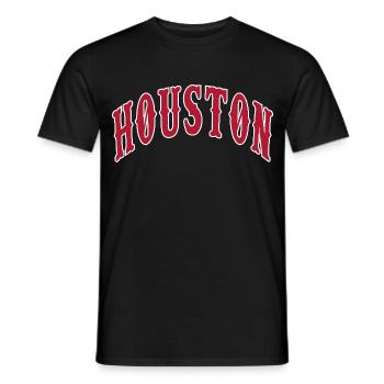 Houston - T-shirt homme - noir - Devant - AI Model Male 178 light (178cm)