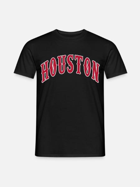 Houston - T-shirt homme - noir