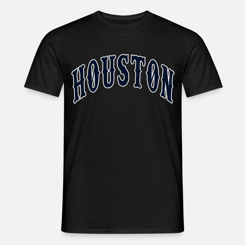 Houston - Männer T-Shirt - Schwarz