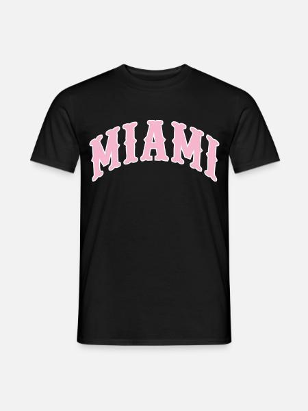 Miami - Männer T-Shirt - Schwarz