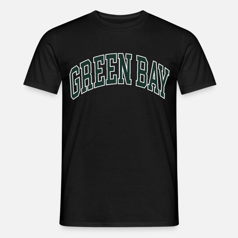 Green Bay - Männer T-Shirt - Schwarz