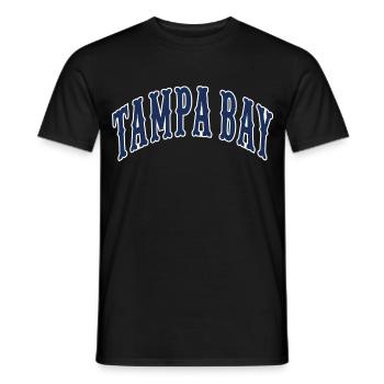 Tampa Bay - Männer T-Shirt - Schwarz - Vorne - AI Model Male 178 light (178cm)