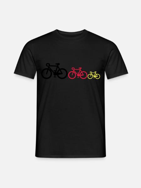 Black-red-gold - Men's T-Shirt - black