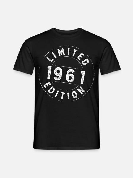 Limited Edition 1961 - Männer T-Shirt - Schwarz