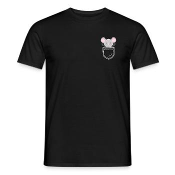 Maus Mäuse - Männer T-Shirt - Schwarz - Vorne - AI Model Male 178 light (178cm)