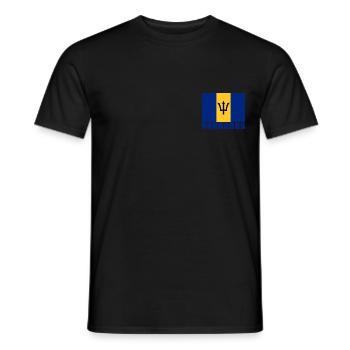 Barbados - Männer T-Shirt - Schwarz - Vorne - AI Model Male 178 light (178cm)