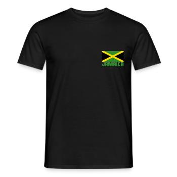 Jamaica - Men's T-Shirt - black - Front - AI Model Male 178 light (178cm)