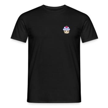 Süßer Cupcake kawaii - Männer T-Shirt - Schwarz - Vorne - AI Model Male 178 light (178cm)