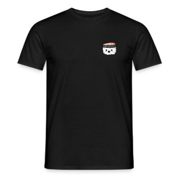 Sushi-Stück zum Essen! - Männer T-Shirt - Schwarz - Vorne - AI Model Male 178 light (178cm)