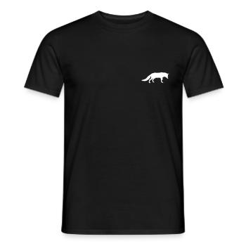fuchs - fox - jagd - jäger - Männer T-Shirt - Schwarz - Vorne - AI Model Male 178 light (178cm)