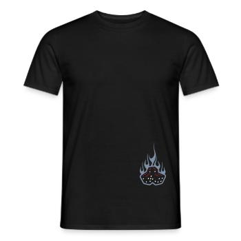 dice 666 - T-shirt homme - noir - Devant - AI Model Male 178 light (178cm)