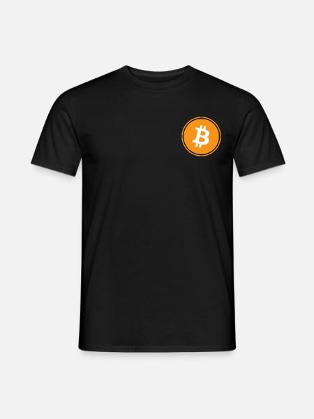 Bitcoin, Coin, Logo, Hodl, Krypto, Symbol, Fan - Männer T-Shirt - Schwarz