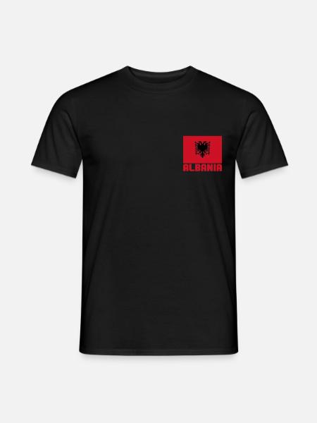 Albania - Men's T-Shirt - black