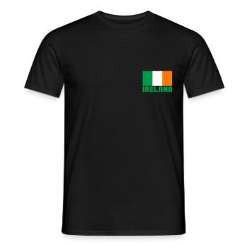 Irlande - T-shirt homme - noir - Devant - AI Model Male 178 light (178cm)