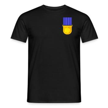 Trinidad Moruga Scorpion Medaille - Männer T-Shirt - Schwarz - Vorne - AI Model Male 178 light (178cm)