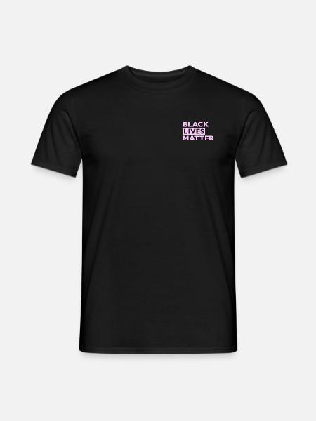 Black Lives Matter Pink - Männer T-Shirt - Schwarz
