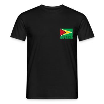 Guyane - T-shirt homme - noir - Devant - AI Model Male 178 light (178cm)