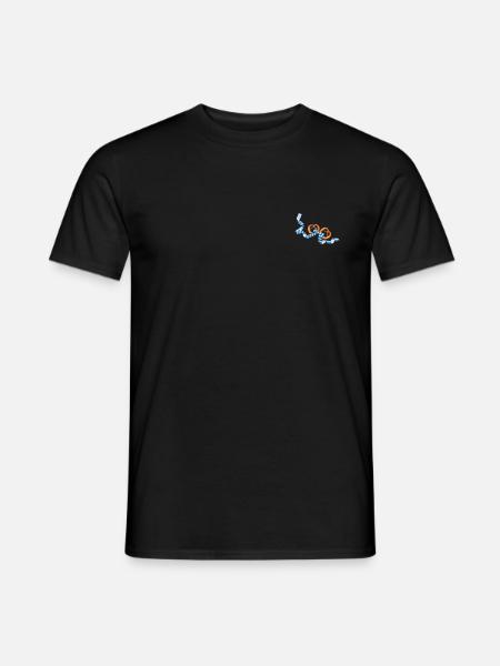 bretzels - T-shirt homme - noir