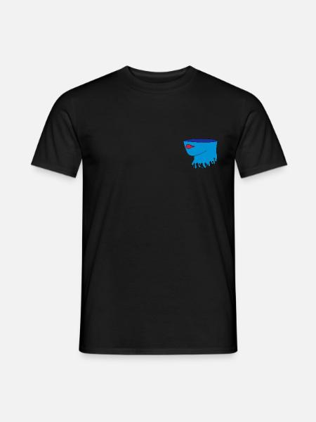 Drip drip head - Men's T-Shirt - black