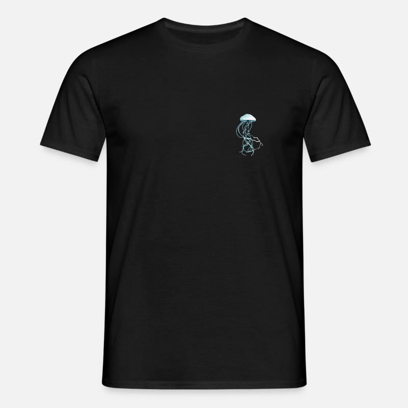 Jellyfish - Männer T-Shirt - Schwarz