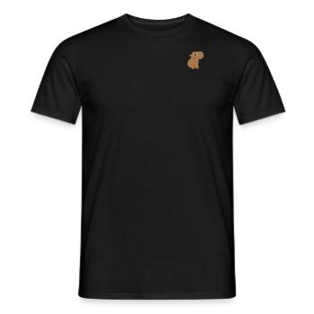 Hippo, Hippopotamus - Männer T-Shirt - Schwarz - Vorne - AI Model Male 178 light (178cm)