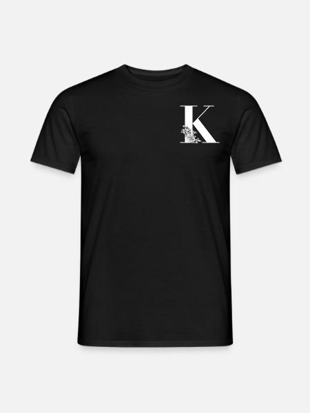 Letter K - Men's T-Shirt - black