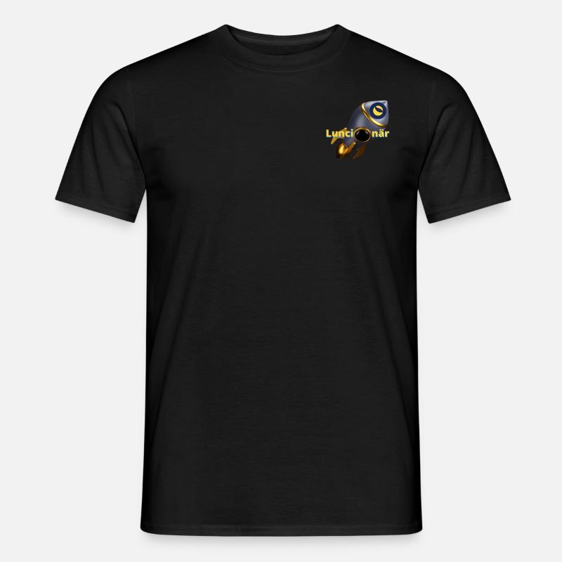 Luncionär rocket - Männer T-Shirt - Schwarz