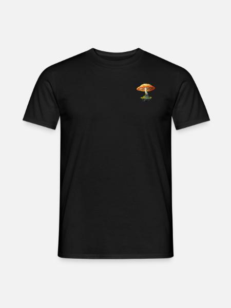 Mushroom tree - Men's T-Shirt - black