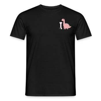 Lettre I - T-shirt homme - noir - Devant - AI Model Male 178 light (178cm)