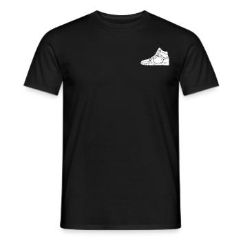 Sneaker - Men's T-Shirt - black - Front - AI Model Male 178 light (178cm)