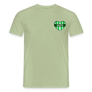 Saint Etienne - T-shirt homme - vert sauge - Devant - AI Model Male 178 light (178cm)