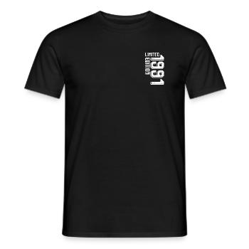 Limited Edition Bold Logo - Men's T-Shirt - black - Front - AI Model Male 178 light (178cm)