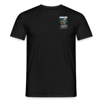 Photo de chat de Fuerteventura - T-shirt homme - noir - Devant - AI Model Male 178 light (178cm)