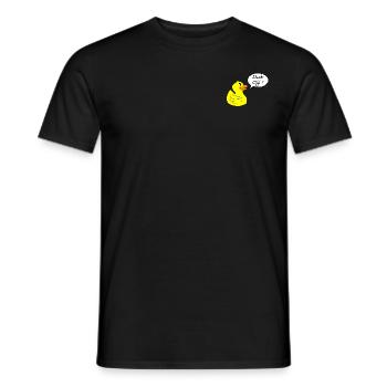 Canard en colère - T-shirt homme - noir - Devant - AI Model Male 178 light (178cm)