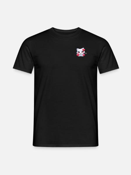 Lovely Arctic Fox - Men's T-Shirt - black