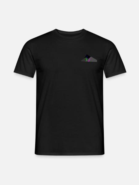 Abstrakte Berge - Männer T-Shirt - Schwarz