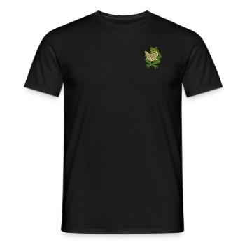 Frog - Men's T-Shirt - black - Front - AI Model Male 178 light (178cm)