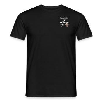 Was ist besser als ein Weimaraner zwei Weimaraner - Männer T-Shirt - Schwarz - Vorne - AI Model Male 178 light (178cm)