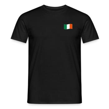 Irland - Männer T-Shirt - Schwarz - Vorne - AI Model Male 178 light (178cm)