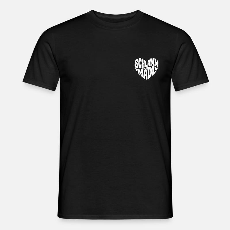 Schlamm Mädel - Männer T-Shirt - Schwarz