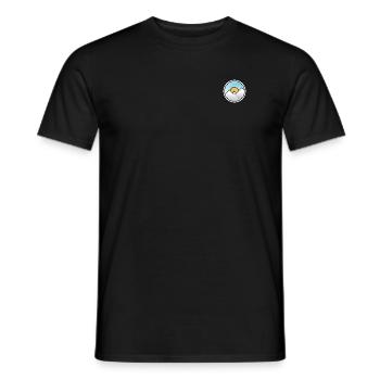 Lever de soleil de montagne - T-shirt homme - noir - Devant - AI Model Male 178 light (178cm)