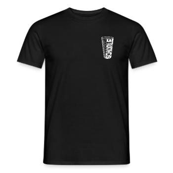 Schorleglas white - Männer T-Shirt - Schwarz - Vorne - AI Model Male 178 light (178cm)